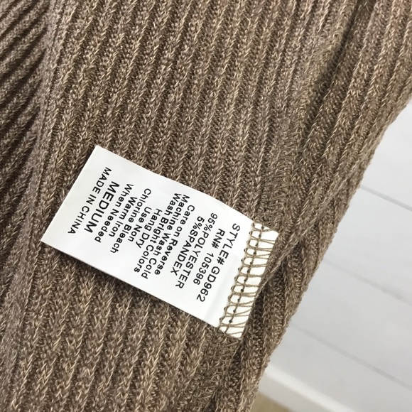 C’est Toi tan long sleeve turtleneck sweater dress - Picture 9 of 10